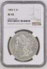 1884 S Morgan Silver Dollar  NGC XF-45