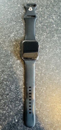 Apple Watch Series 5 44mm Space Gray Aluminium Case with Black Strap