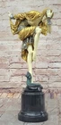 Ankara Woman Bronze Sculpture Elegant Art Deco Lady Figurine for Home Decor Sale