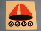 3.1" Music STICKER ~ DEVO: Akron, OHIO New Wave Band Since 1973 - Red Hat