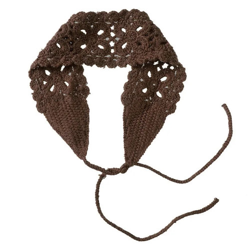 Solide Häkel Blume Haarband Stirnbänder Strick Haarband für Frauen Bandanas - Bild 10 von 32