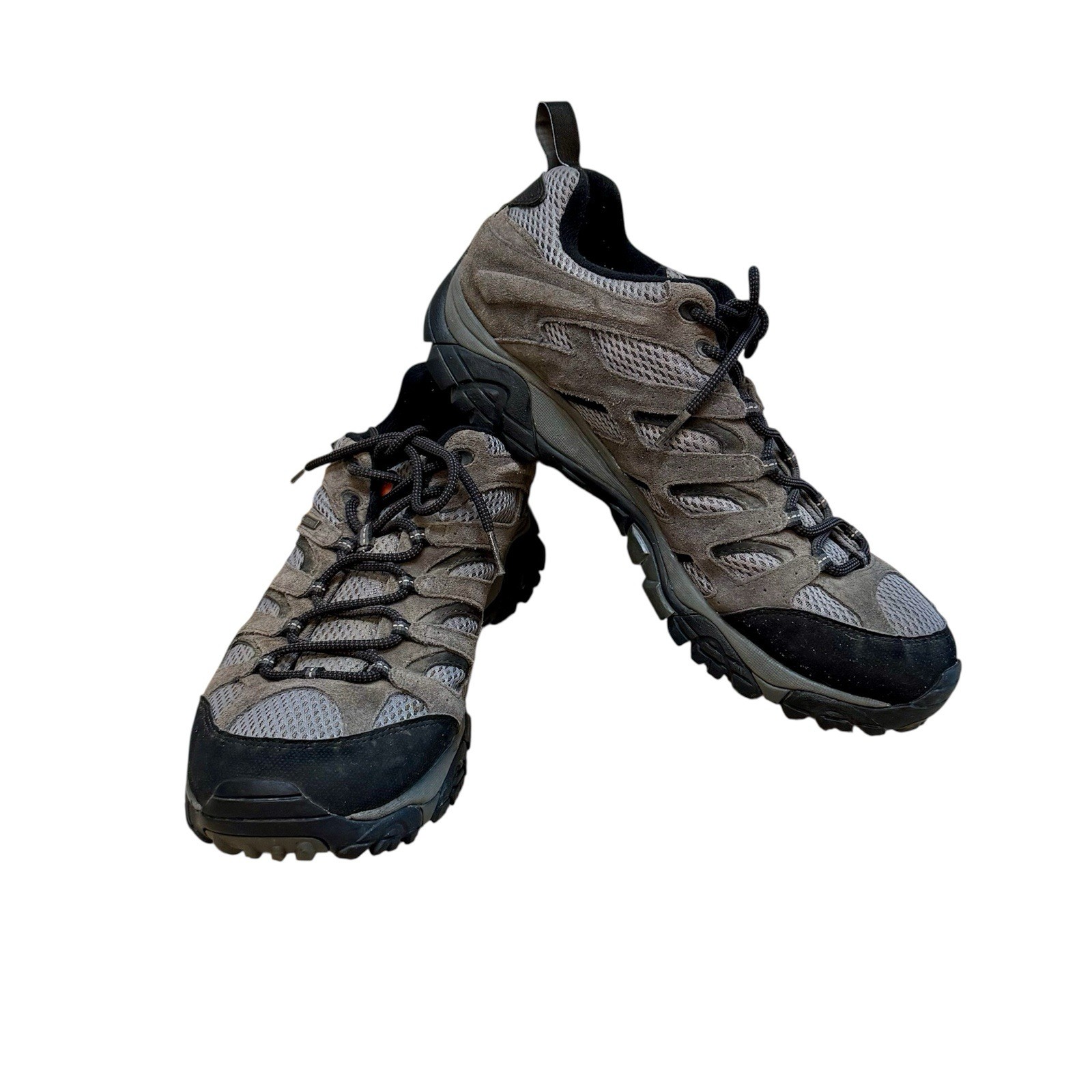 Scarpe da trekking Merrell uomo Moab Beluga grigie impermeabili outdoor taglia 11 5