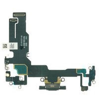 Apple Iphone 15 Charging Flex Cable Connector Port Docking Black