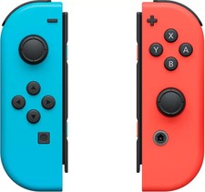 Nintendo Joy-Con Controller OEM Genuine - Neon Blue/Neon Red HACAJAEAA Official