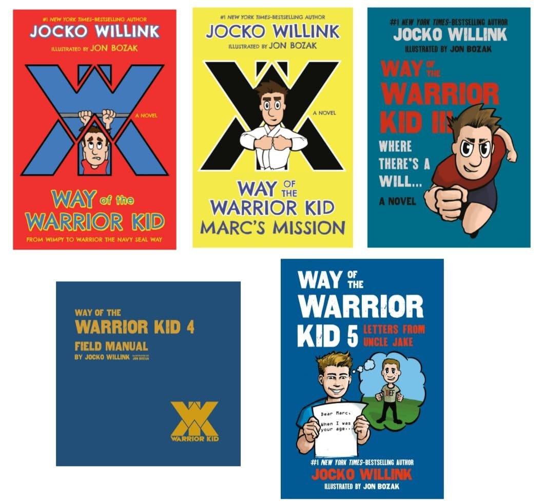 Way Of The Warrior Kid 5 books set by Jocko Willink NEW MPB_Set