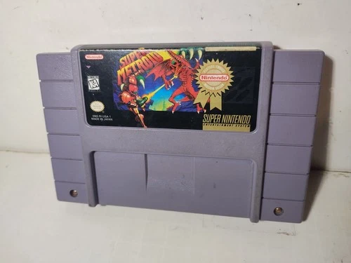 Super Metroid Super Nintendo SNES Game Cartridge Tested
