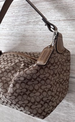 バッグ COACH Vintage Y2K Signature Hobo Bag COACH Vintage Y2K Signature Soho Hobo Small Handbag Bag Canvas