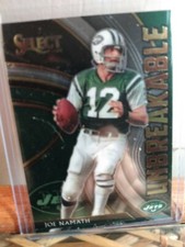 Joe Namath Unbreakable Silver Prizm | 2020 Select Football | NY Jets