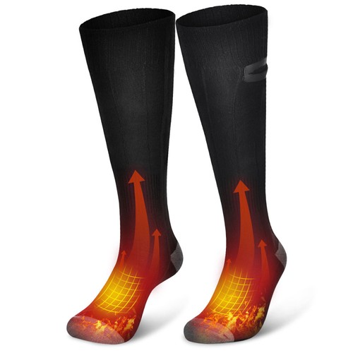 Elektrisch beheizte Socken wiederaufladbare Batterie Winter Thermo warm Skifahren Jagd USA - Bild 13 von 16