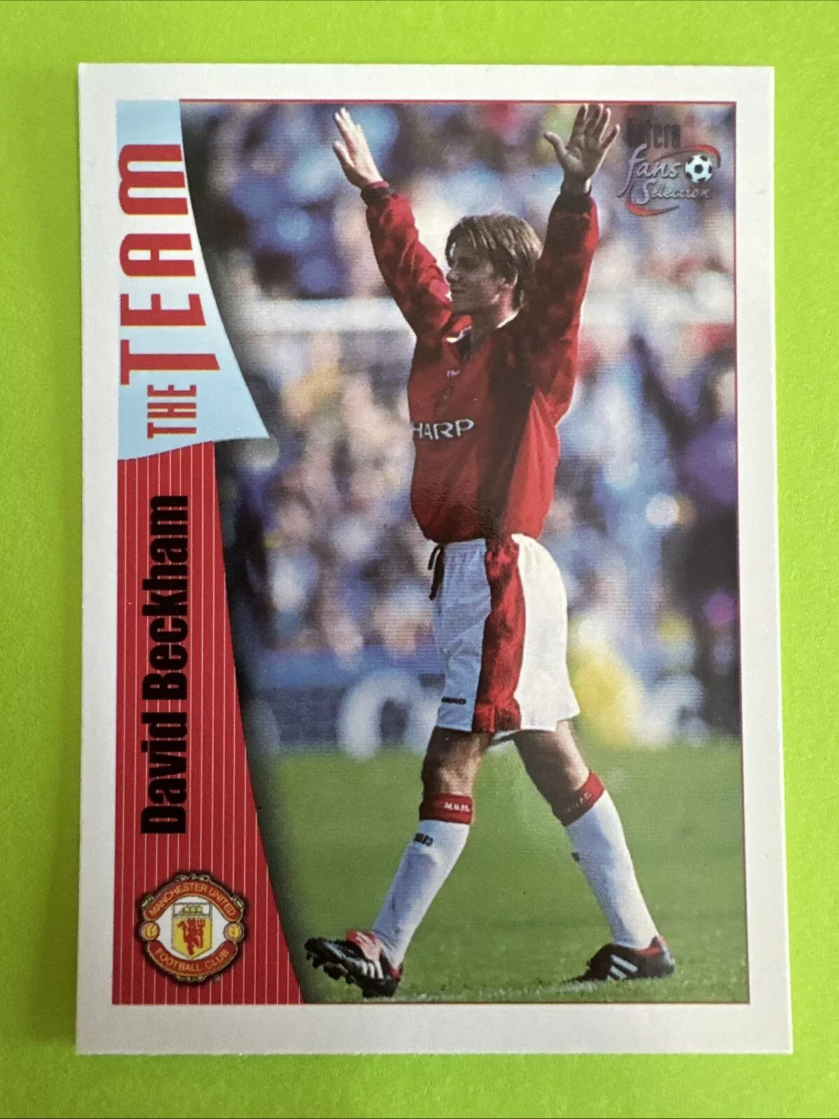 David Beckham trading card