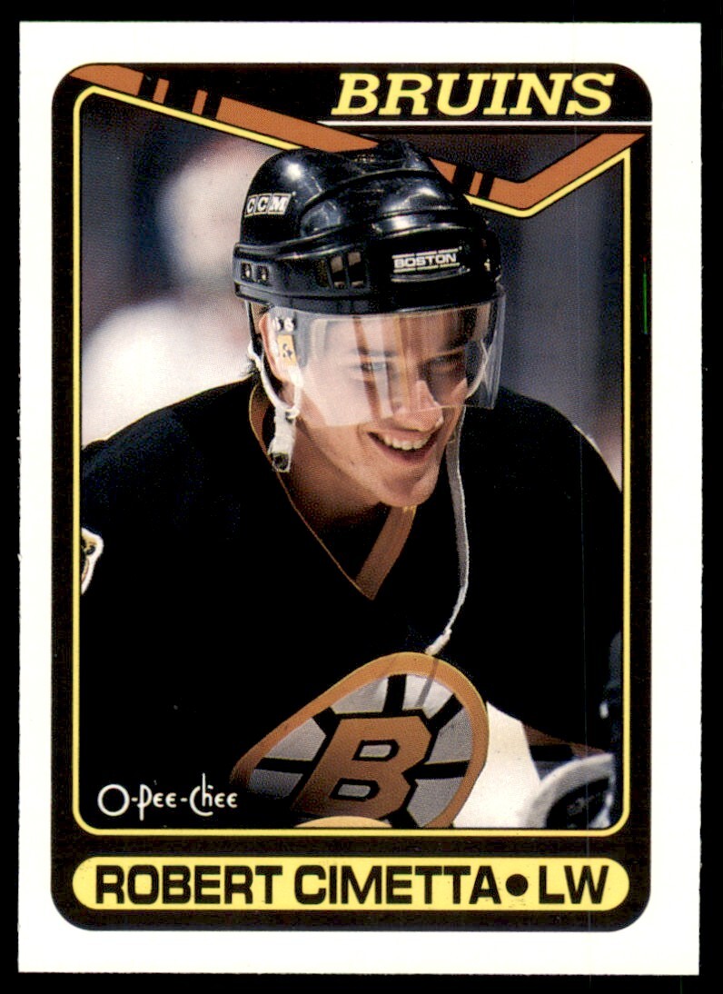 Robert Cimetta 1990-91 O-Pee-Chee #288 Boston Bruins