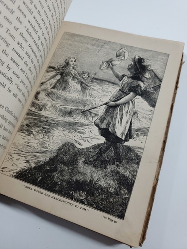 Antikes Klee Strand Kinder Hardcover Buch 1880 Erstausgabe mit Geschichte - Bild 10 von 10