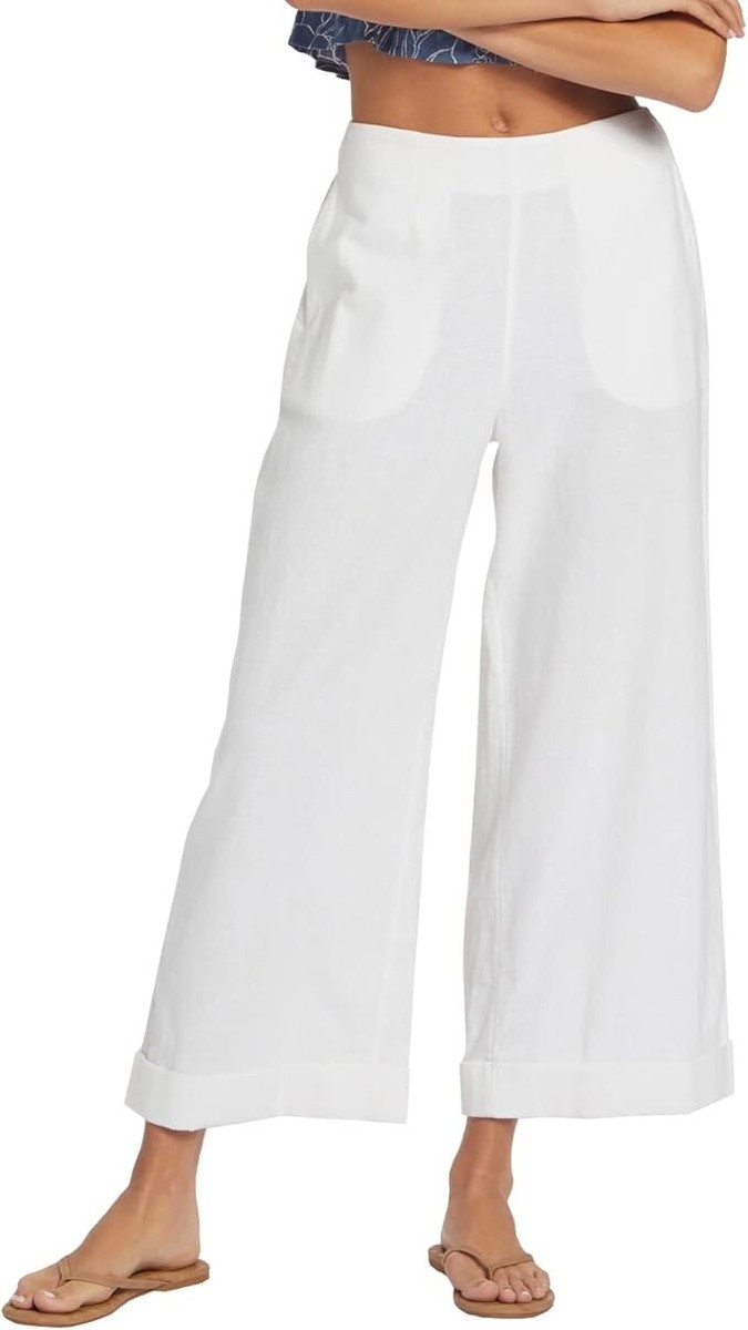 Roxy Senorita Smile Pant WBK0 White, S | eBay