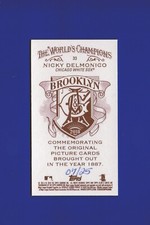 2018 Topps Allen & Ginter Mini Brooklyn Back #33 Nicky Delmonico RC 07/25