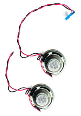 2er Set (2 Stück) Lautsprecher Speaker 8 Ohm 0.1 W YD40-8N 40mm x 15mm 4 PIN
