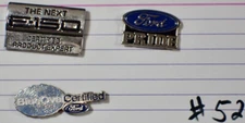 (3) Vintage Ford Motor Company Lapel Hat Pins Advertising 