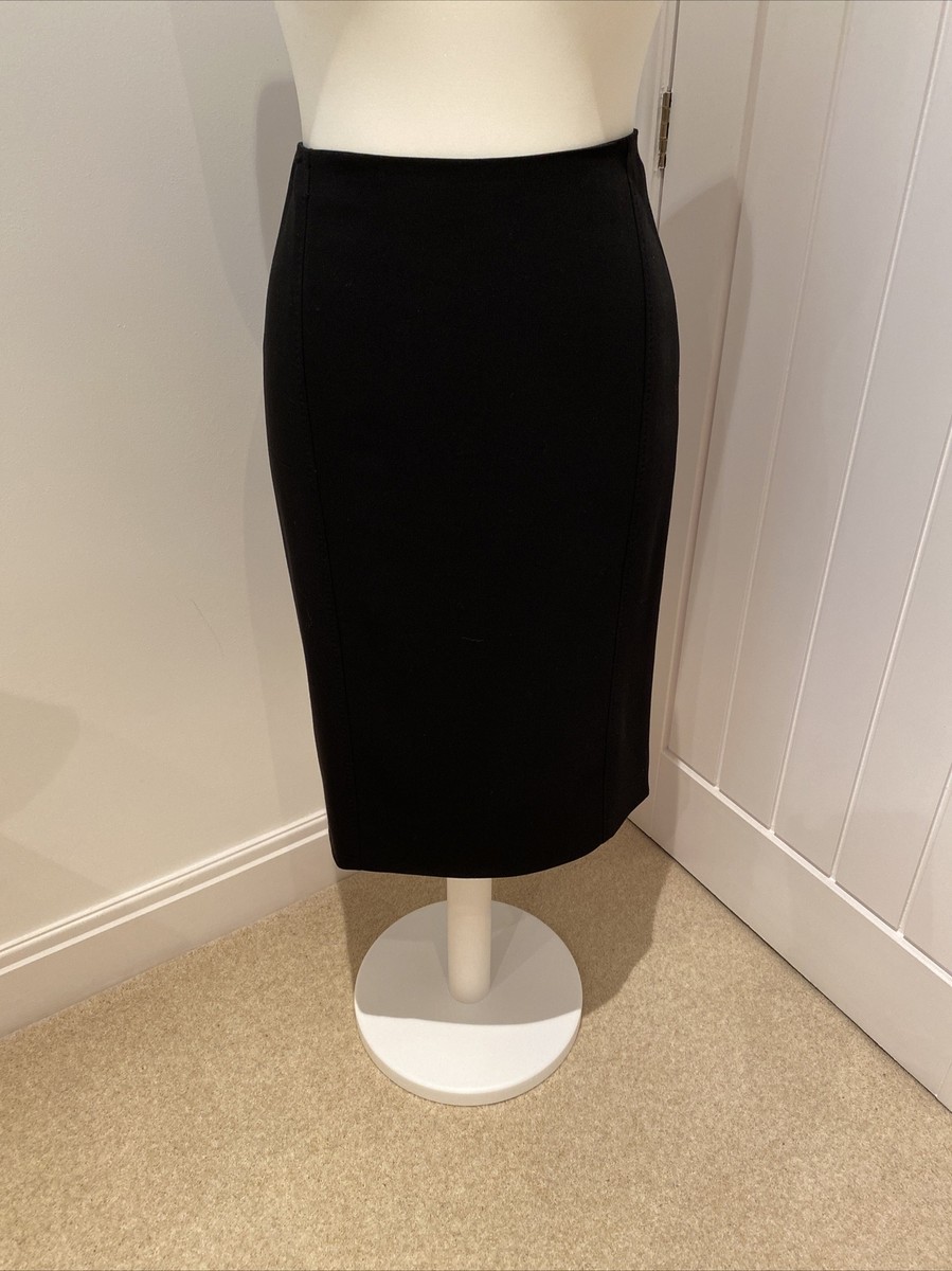Ladies Jaeger Black Skirt fully lined Waist 32