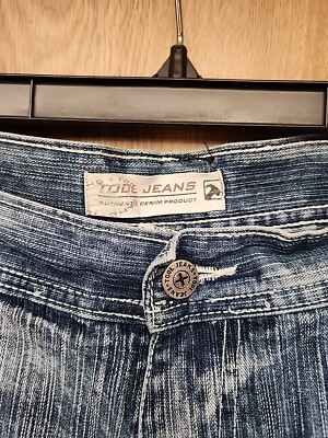 VINTAGE 90s Y2k Tool Jeans Mens Baggy Denim 36x30 Jnco Style Hip