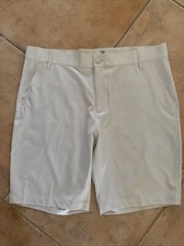 1764 Signature Mens Sz 42 Light Gray Golf Bermuda Shorts Flat Front Nylon Blend