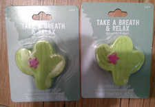 2 NEW CACTUS SHAPED with enlightening eucalyptus scented bath bombs