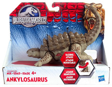 Jurassic World ANKYLOSAURUS Dinosaur Figure With Bashing Attack 2015 Ages 4 BNIB