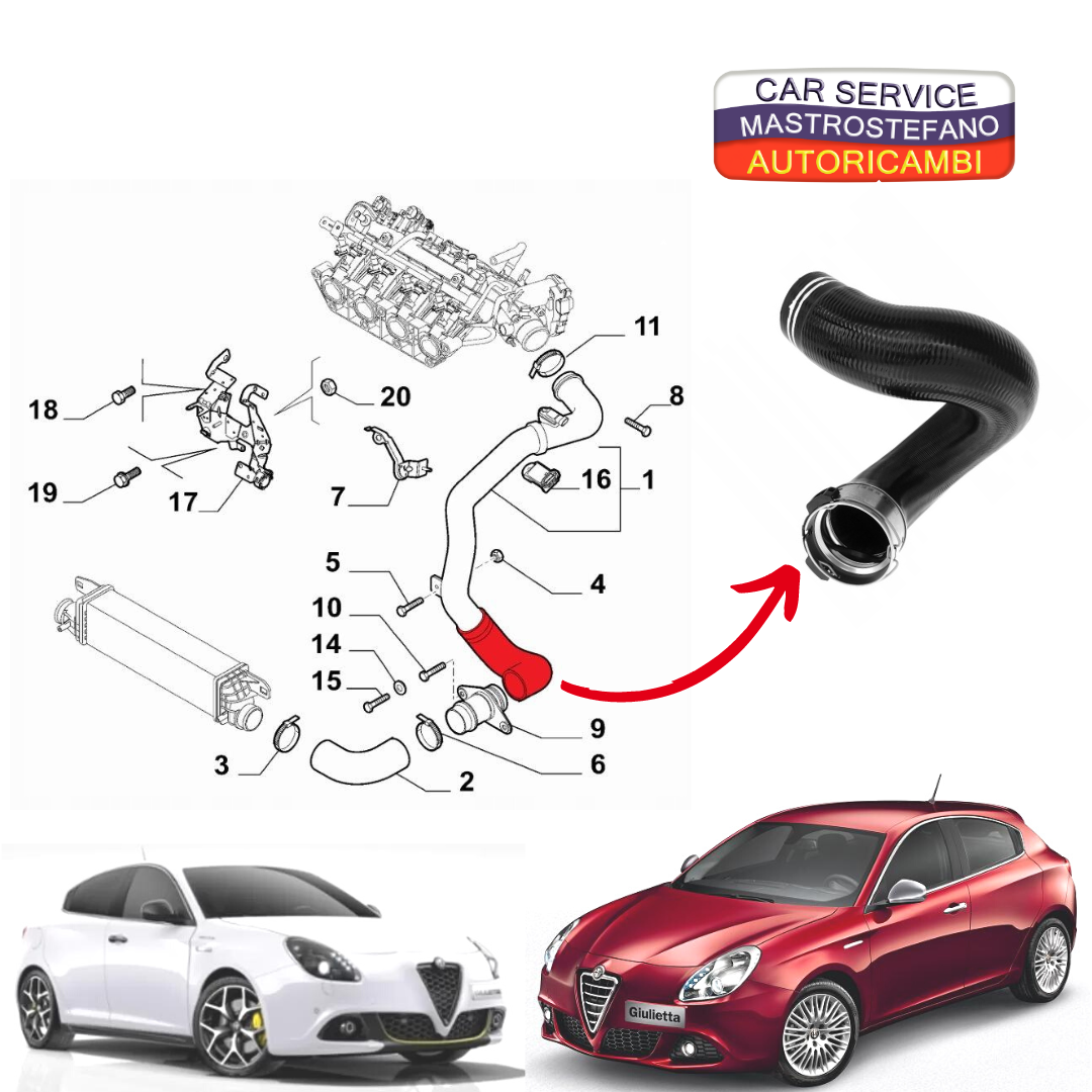 FLESSIBILE TUBO MANICOTTO ALIMENTAZIONE ARIA PER ALFA ROMEO GIULIETTA 2 flessibile-tubo-manicotto-alimentazione-aria-per-alfa-romeo-giulietta-2