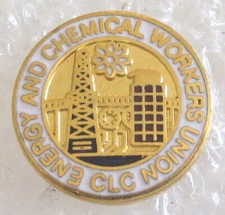 Energy & Chemical Workers Union CLC Member Pin
