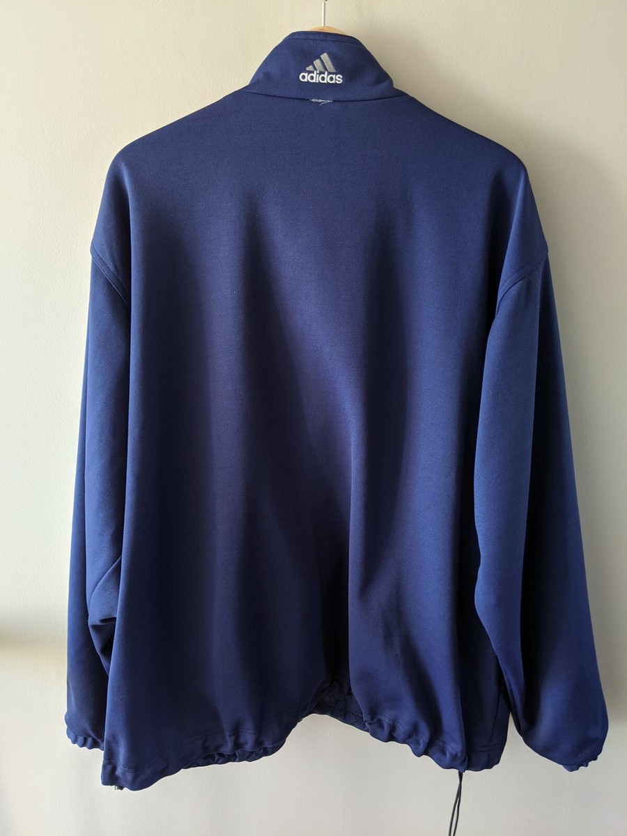 adidas ネイビー ジャケット 2XL 新品2XL アディダス adidas トラックジャケット ジャージ 紺ネイビー