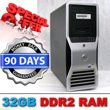 Dell Precision T7400 Workstation Xeon E5430 EightCore 2.66GHz 24GB NVIDIA FX4600