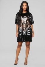 Fashion nova animal inside me sequin dress size small