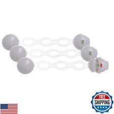 Dreambaby Ezy-Check Multi-Use Latch - Child Safety Locks for Cabinets, Fridge