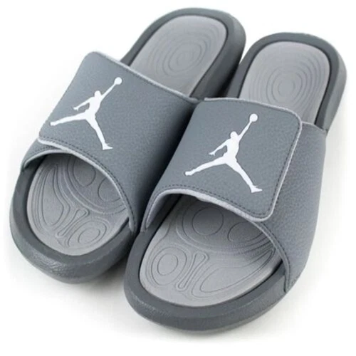 NIKE Sandali Air Jordan hydro 6 881473 004 grigio bianco nuovi slide infradito taglia 9