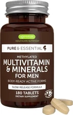 Igennus Methylated Men'S Multivitamin, MTHFR Supplement with Active B-Vitamins,