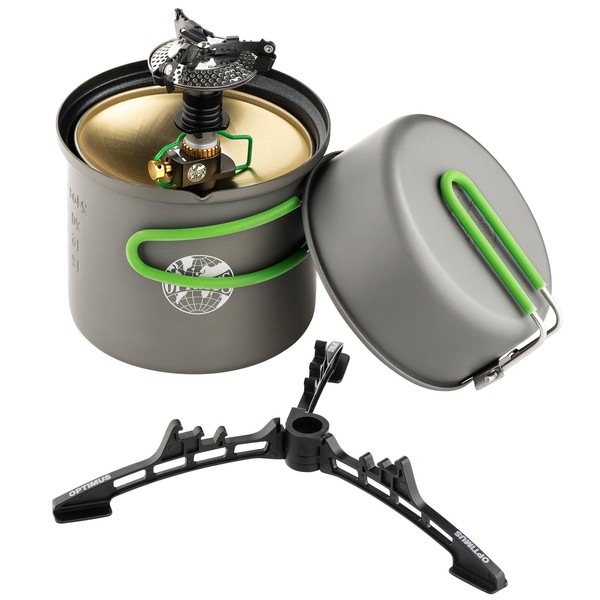Optimus Crux Weekend Cook System Kochsystem Gaskocher Camping Outdoor Kochtopf-image