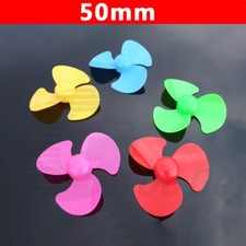 Kunststoff 50mm RC Schiffsschraube Propeller 3-Blatt für 2mm Welle Motor Modell