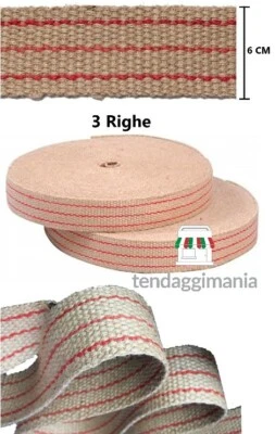 Cinghia in Juta Iuta per Tappezzeria Corda Cinta Professionale Tirante 3 RIGHE