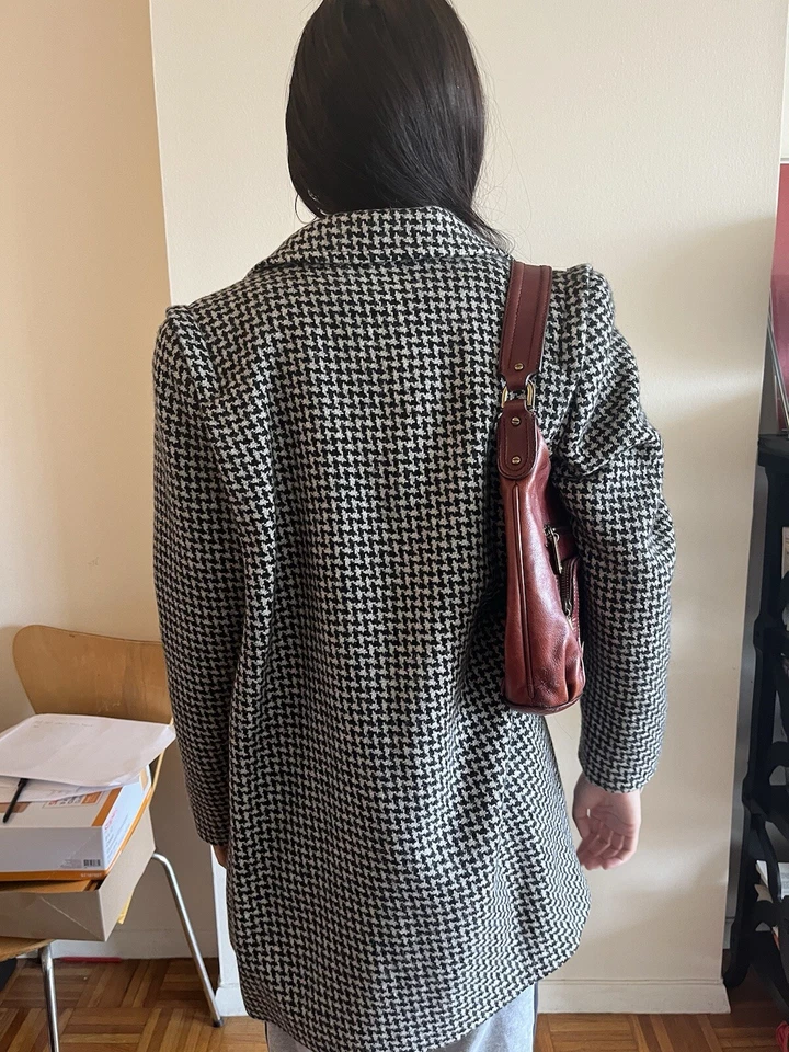 Blazer Internacional Espiga Años 80 Vintage Negro/Blanco Talla 9/10 Foto 3 de 4