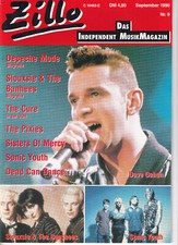 ZILLO MusikMagazin Nr. 9 September 1990 - Depeche Mode, The Cure, The Pixies