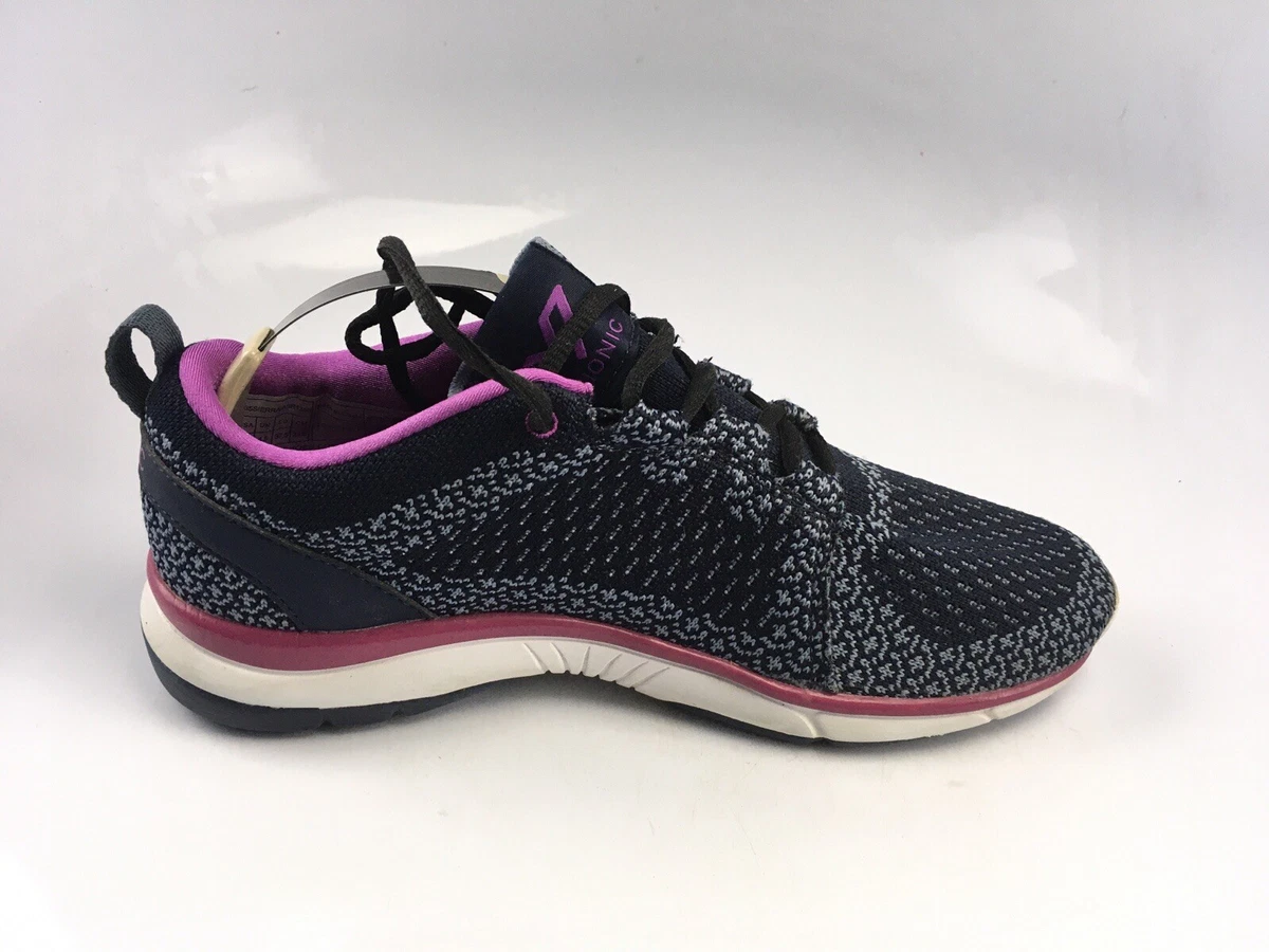 Vionic Womens Flex Sierra Lace up Sneakers NAVY Purple 335SIERRA Sz 6.5 M