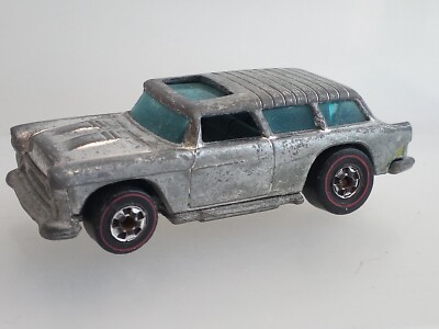  ALIVE '55 Chevy Nomad Super Chromes -Hot Wheels Redline- 1969 #134 (2302)