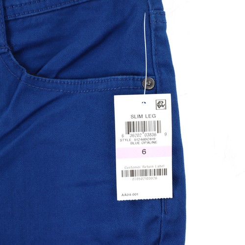 Style & Co. Women's Slim Leg Tummy Control Jeans, Size 6, Blue Opaline - Picture 3 of 4