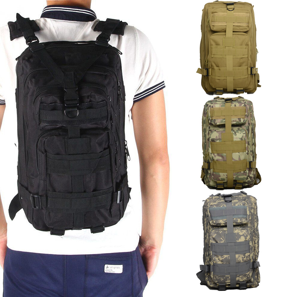 30L Military Tactical Backpack Rucksack Travel Bag for Camping Hiking  Outdoor | eBay