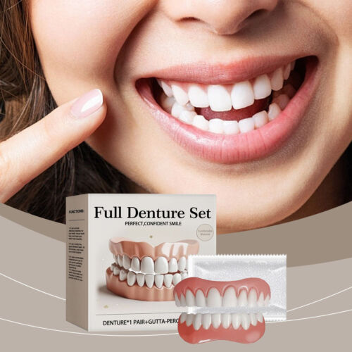 Denture Fake Teeth Kit Professional Full Denture At Home Repair Missing Teeth - Picture 9 of 12