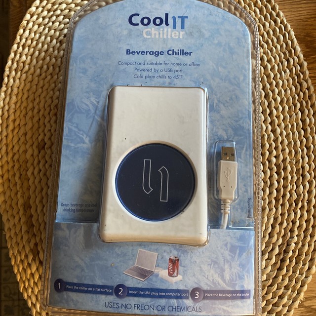 Coolit Systems USB Beverage Chiller keeps Drinks Cold for Office or