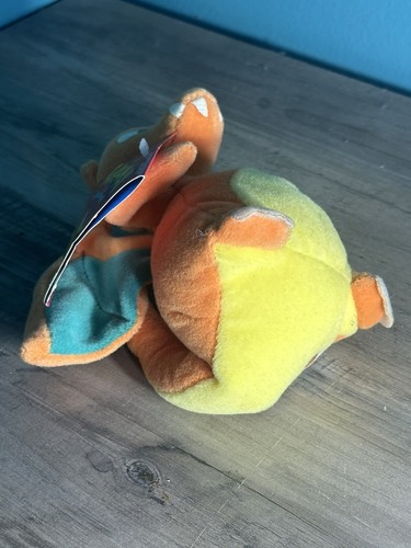 New 1998 Hasbro Pokemon Charizard Plush Stuffed Animal #06 - Picture 7 of 7