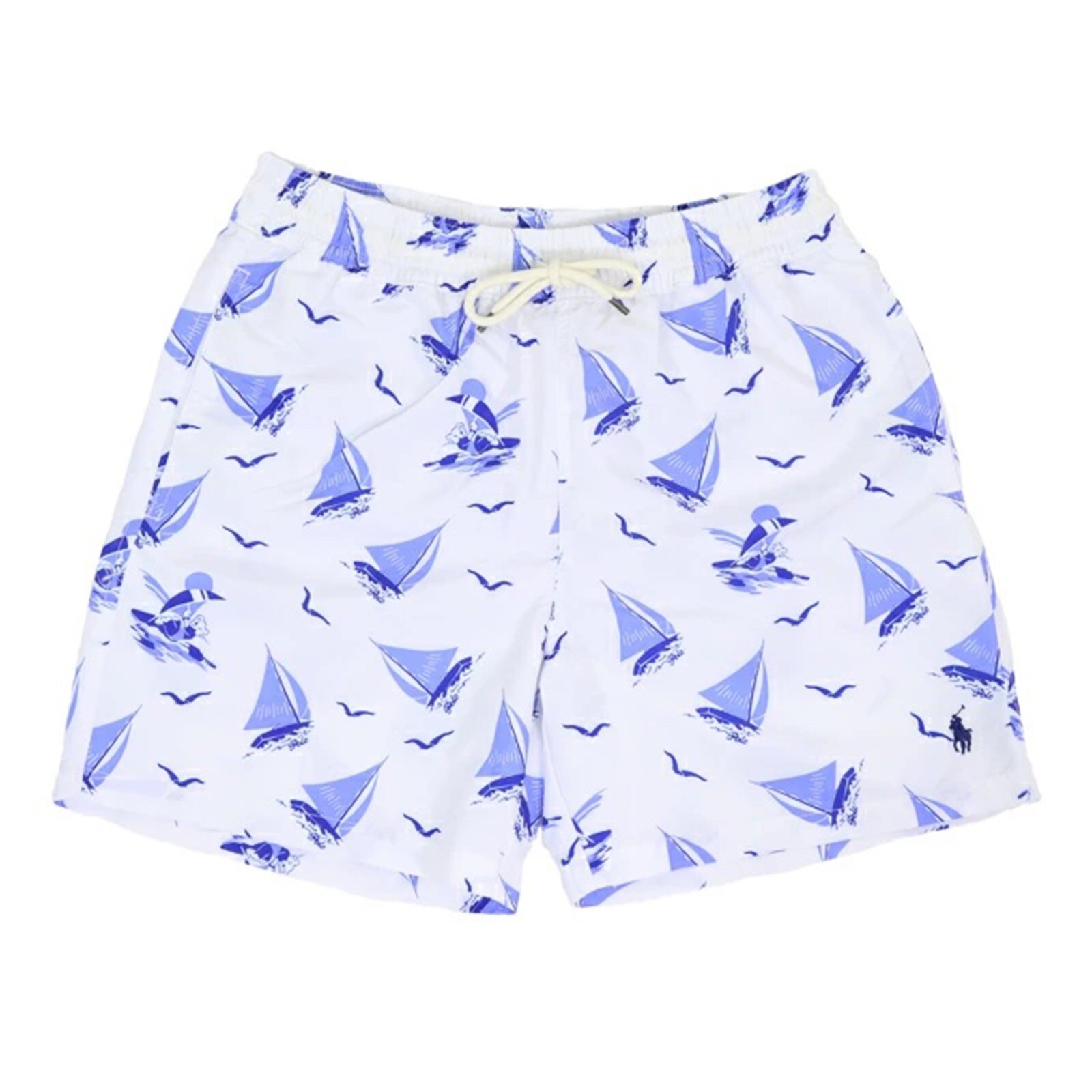 Поло Ральф Лорен Мужские Опрятный Медведь Поло Несу Полную Печати Плавать Шорты Купальник 11990₽