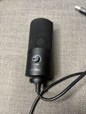 FIFINE USB Microphone Metal Condenser Recording Microphone Black for Laptop MAC