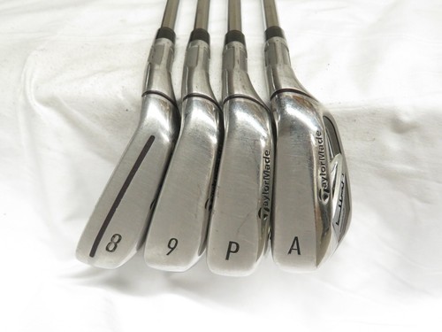 Used Taylormade SIM2 Max OS Iron Set 8-PW,AW KBS Max MT 85s Stiff Steel Shafts S - Picture 2 of 9