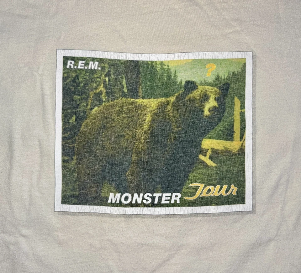 Vintage 1995 REM R.E.M. Monster Tour T Shirt Size X-Large - Image 2 of 4