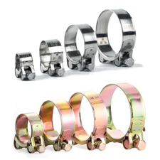 Premium Stainless Steel Or Galvanized T-Bolt Turbo Silicone Hose Clamp ALL Size